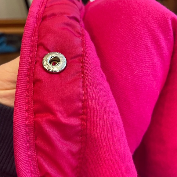 NWT Gap kids magenta Sherpa jacket size large (10) - Picture 6 of 6